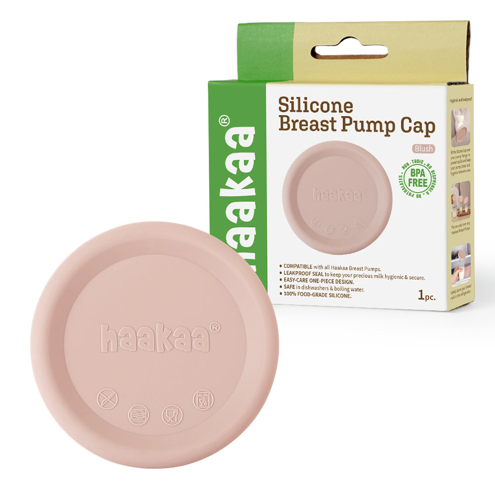 Haakaa Blush Tapa de silicona para recolector de leche materna Haakaa