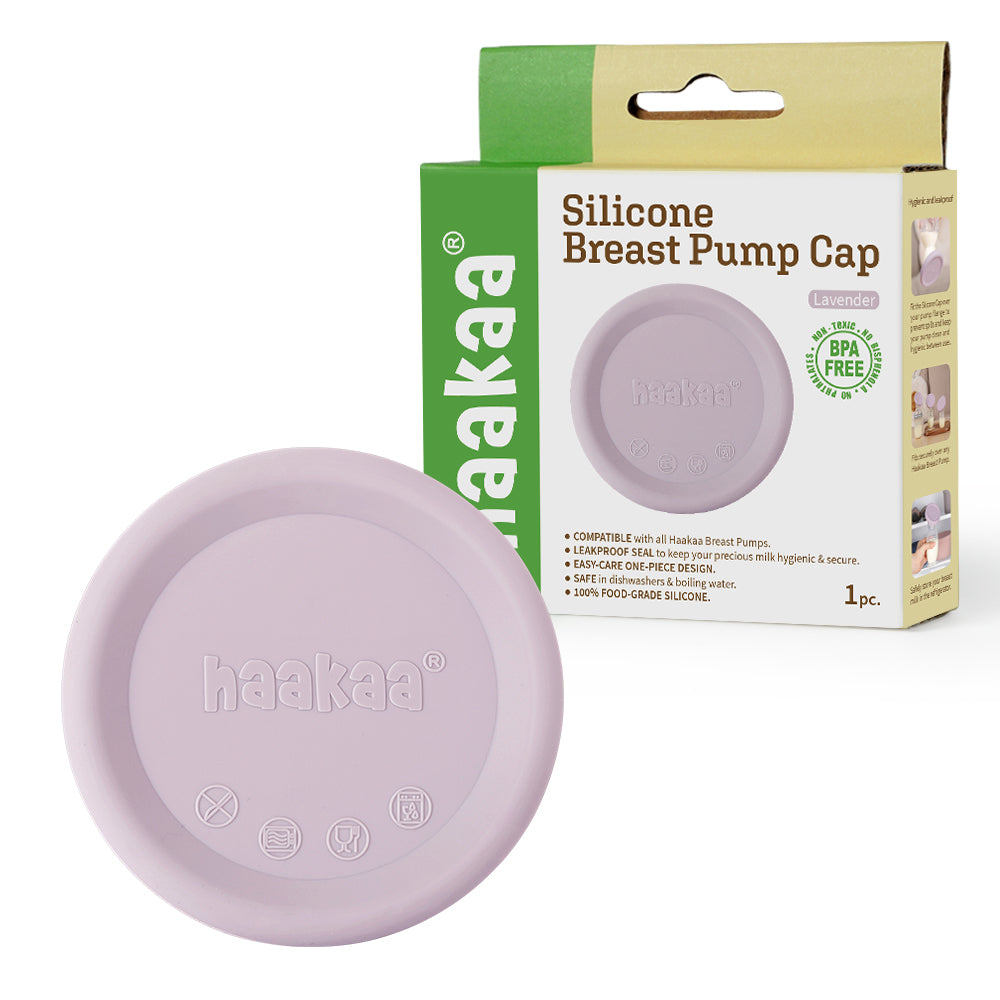 Haakaa Lavender Tapa de silicona para recolector de leche materna Haakaa