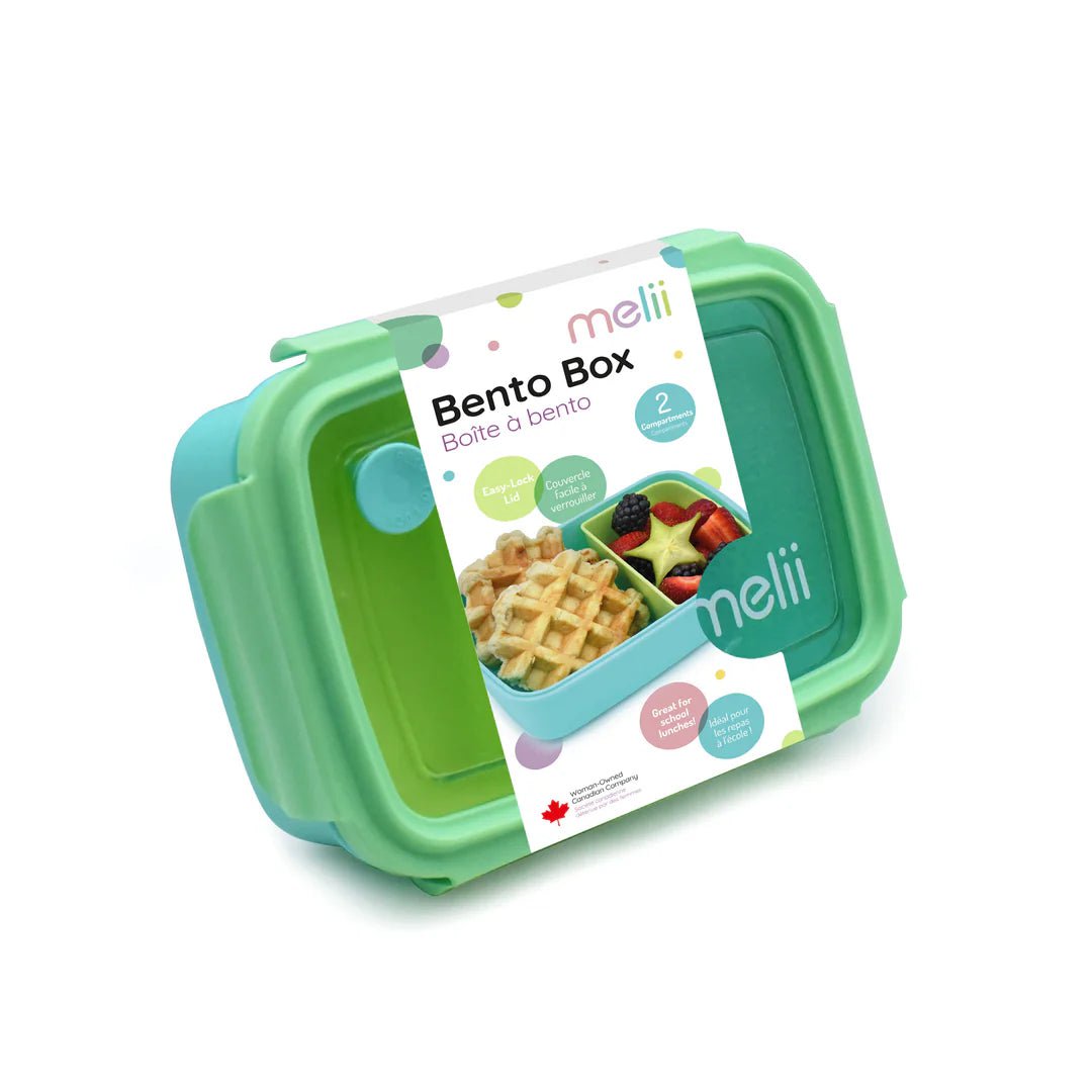 Melii Lonchera Bento Box con divisor 880 ml