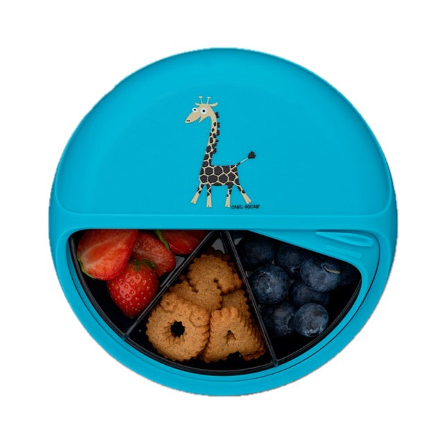 Melii Turquesa Mini spinner contenedor giratorio para snacks