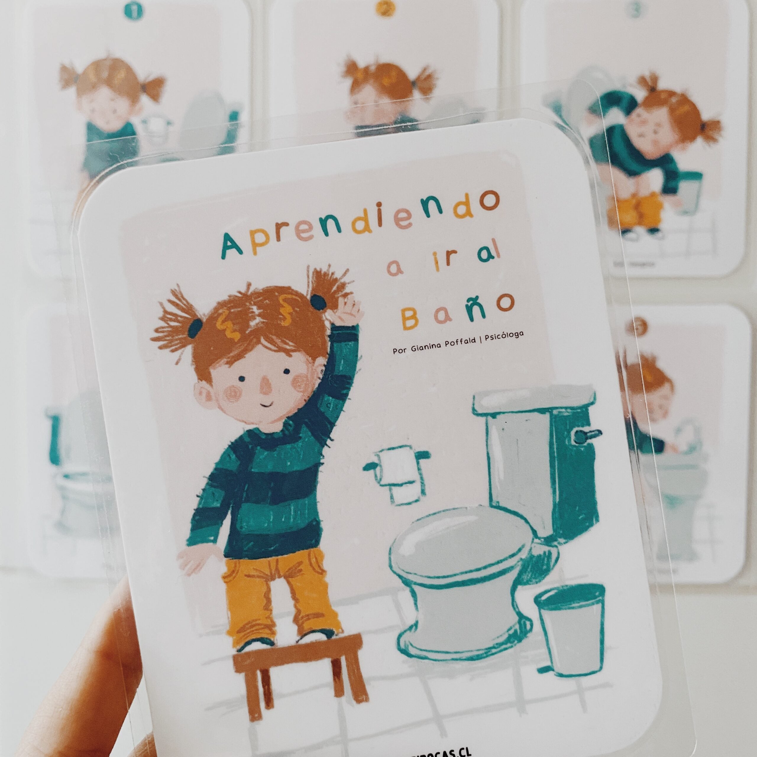 Pipocas Tarjetas de estimulación Aprendiendo a ir al Baño